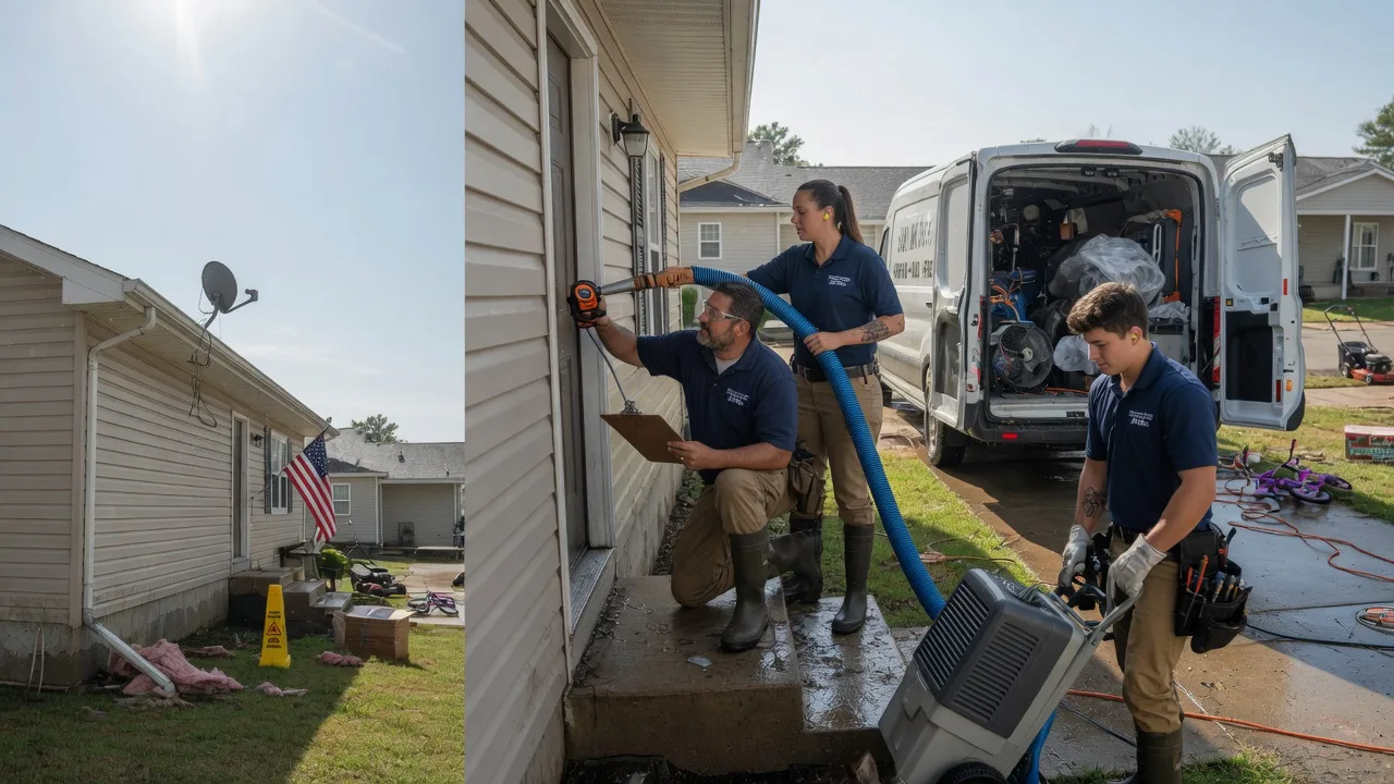 Ceiling Water Damage Restoration in Camden, MS near me
